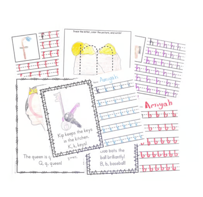 Alphabet Handwriting Pack with Embedded Mnemonics - Image 2